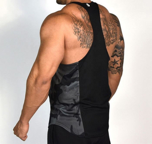 Débardeur sans manches pour homme, design personnalisé, respirant, tricoté, pour la musculation, avec motif 3D, en provenance du Pakistan. - Product Image 2