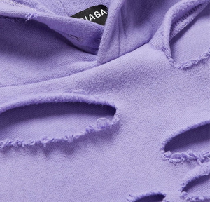 Sudadera con capucha para hombre, con cremallera, 100% algodón, de invierno, con hombros caídos, efecto desgastado en las mangas, con impresión de logotipo personalizado profesional. - Product Image 3