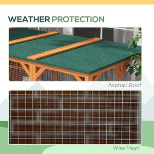 Casa per Gatti da Esterno a Più Livelli con 2 Piani e Piattaforme Multiple, Design Rettangolare Grande per 3 Gatti, Condo per Gatti 3D - Product Image 5