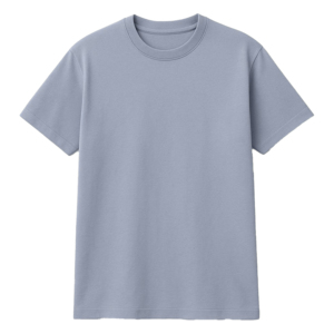 T-shirts pour hommes en gros, col rond, coupe ajustée, manches courtes, anti-boulochage, 240g, couleur unie, faible MOQ, prêts à être expédiés - Product Image 1