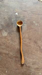 Cuillères en bambou jetables, ensemble de couverts simples jaunes, ustensiles de voyage - Product Image 4
