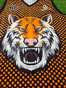 Impression de logo personnalisé, maillot de basket-ball pour hommes adultes, broderie à paillettes, respirant, séchage rapide, sans manches, 100% polyester sublimé - Product Image 3
