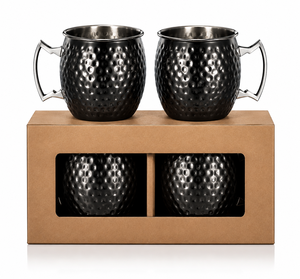 Taza de Cobre Puro Hecha a Mano, Taza de Metal Martillado para Beber, para Cóctel Moscow Mule, Cerveza, Jugo, Café y Servir Bebidas con Estilo - Product Image 2