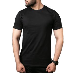 Camiseta de Manga Corta para Hombre, Cuello Redondo, Estilo Juvenil, Corte Regular, 100% Algodón, 220g, Tejido Ecológico, Lisa para Imprimir - Product Image 1