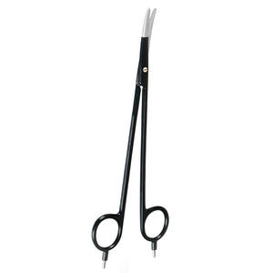 Black Handle Curved Scissors Forceps Stainless Steel Surgical Cutting <b>Clamp</b> for Clinic and Hospital Use Made BY ZUOL. - Product Image 5