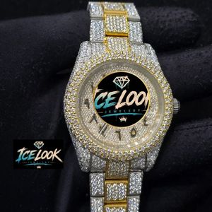 นาฬิกาข้อมือผู้หญิง ICE LOOK หรูหรา ตัวเรือนสแตนเลสสตีล ขนาด 38 มม. หน้าปัดทรงกลม ระบบควอตซ์ พร้อมคริสตัลแซฟไฟร์ และคุณสมบัติเรืองแสง - Product Image 5