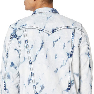 OEM <b>Men</b> And Women Denim <b>Jackets</b> Oversize Long Sleeve Basic Button Down Jean <b>Jacket</b> with Pockets Plus Size - Product Image 2