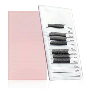 Wholesale Price Acrylic Lash Pallet Tile With Magnet for Tweezers Customized Shapes Eyelash Extension Holder - Product Image 2