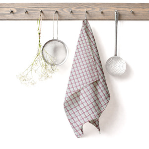 Paño de cocina con diseño a cuadros y textura gofrada para uso en la cocina. Paños de cocina multicolor disponibles. - Product Image 6