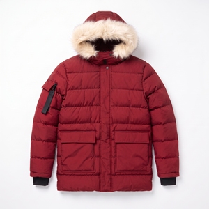 Veste matelassée réversible pour homme, chaude pour l'hiver, écologique, avec rembourrage en coton, logo sur le devant, style personnalisé - Product Image 5