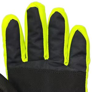 Guantes de Invierno Cálidos de Cuero para Esquí y Snowboard, Transpirables, Cómodos, Impermeables, Aislantes, con Dedos Completos, Correa de Muñeca Ajustable con Gancho y Bucle - Product Image 6