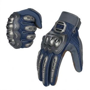 Men's Tactical Leather Motorcycle <b>Gloves</b> Hard Knuckle Guard Multi-Sport Motorbike Racing Safety Gear Breathable 2026 - Product Image 6