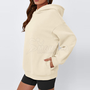 Sudadera con Capucha Extra Grande para Mujer, 100% Algodón, de Alta Calidad, Servicio OEM de Fábrica, para Invierno, Estilo Urbano, Manga Larga, con Logotipo Frontal - Product Image 4