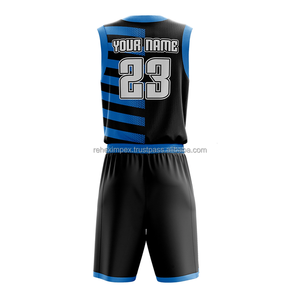 Men's Custom 100% <b>Polyester</b> Basketball Uniform Set Personalized Jersey <b>Shorts</b> Breathable Plus Size Sportswear for Basketball - Product Image 3