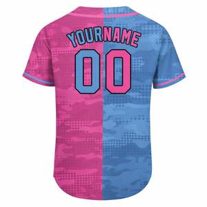 เสื้อเบสบอลอเมริกันราคาโรงงาน |   เสื้อทีมแบบสั่งทำพิเศษ |   ชุดกีฬาติดกระดุมหน้า สั่งซื้อจำนวนมาก - Product Image 2