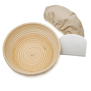 Ensemble complet de panier d'épreuvage de pain de rotin écologique de vente chaude avec l'utilisation de cuisine à la maison de style bohème - Product Image 3