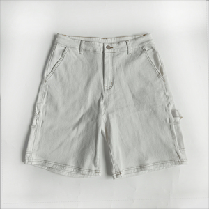 High Quality Solid Blank <b>Men</b> Cotton Denim Shorts Custom Embroidery Casual Vintage Canvas <b>Men</b> <b>Jean</b> Shorts Baggy Jorts for <b>Men</b> - Product Image 1