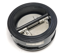 Válvula de Retención de Agua de Alta Temperatura de Doble Placa de Hierro Fundido Tipo Wafer con Sellado de PTFE/EPDM Manual OEM 4 Pulgadas C-Way - Product Image 3