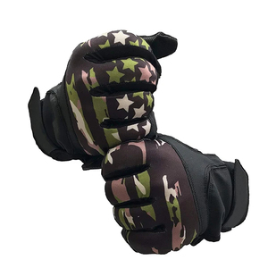 Camouflage Star Print <b>Fingerless</b> <b>Gloves</b> Unisex Non Slip Outdoor Sports <b>Gloves</b> All Seasons Polyester Material - Product Image 6