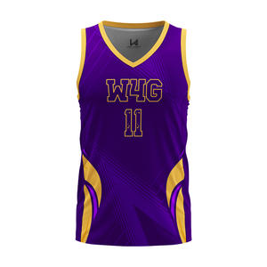 Maillots de basket personnalisés pour filles, respirants, avec logo imprimé par sublimation, maillots d'entraînement de basket pour femmes - Product Image 1