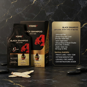 Expédition rapide OEM ODM Shampoing colorant noir en sachet - Product Image 1