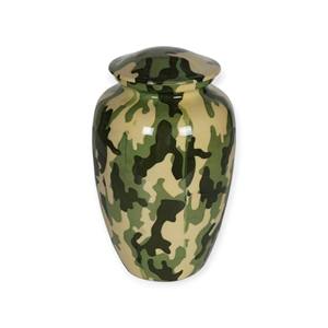 Urne funéraire élégante en métal rose à motifs floraux avec détails argentés faits à la main pour une commémoration paisible - Product Image 3