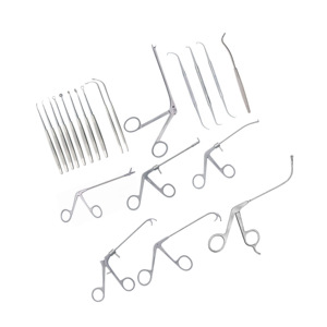 Ensemble d'instruments FESS en acier inoxydable de haute qualité, 21 pièces, pour chirurgie endoscopique des sinus, instruments ORL, certifié CE - Product Image 1