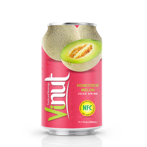 Bebida de jugo de melón VINUT 330ml Precio DE FÁBRICA DE Vietnam Bebida sin azúcar Etiqueta privada Muestra gratis disponible - Product Image 1
