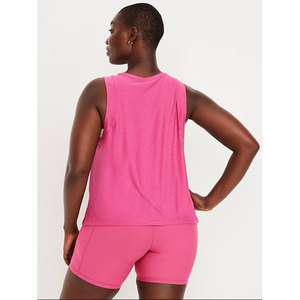 Camiseta sin mangas básica para mujer, estilo casual, para verano, ropa para combinar, marca privada, OEM, venta al por mayor - Product Image 6