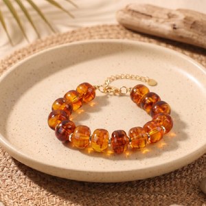Nueva Pulsera de Cuentas de Resina con Forma Irregular, en Oferta, para Fiesta, Hecha a Mano, Multicolor, Forma Redonda - Product Image 4