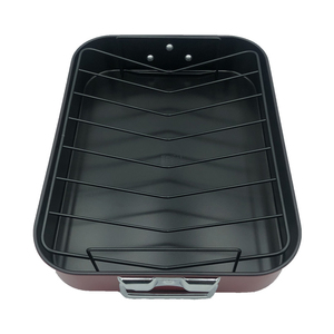 Elegant <b>Roasting</b> <b>Pan</b> With Spacious Design Durable Stainless Steel Construction Comfortable Heat Resistant Handles - Product Image 4