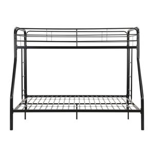 Letto a Castello in Metallo con Letto Singolo Sopra e Letto Matrimoniale Sotto, Ampio Spazio di Stoccaggio, Facile Montaggio, Senza Necessità di Rete a Doghe, Letti per Bambini - Product Image 4