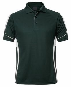 Polo homme uni en coton (65%) et polyester (35%) avec logo brodé, style formel unisexe, vente en gros - Product Image 1