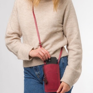 Bolso bandolera ligero de cuero genuino para mujer con correa ajustable para el hombro, para uso diario, viajes y ocasiones informales - Product Image 6