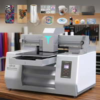 Printer Inkjet Digital A3 UV DTF dengan Print Head TX800, Cocok untuk Kulit, Pipa Fleksibel, Bola Golf, Pulpen, Casing Ponsel Kayu