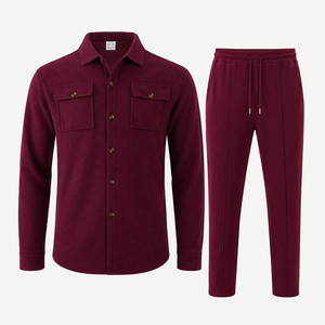 Conjunto de Dos Piezas Personalizado al por Mayor para Hombre, Camiseta y Pantalones Deportivos de Lujo Estilo Urbano, Moda Minimalista Y2K - Product Image 6