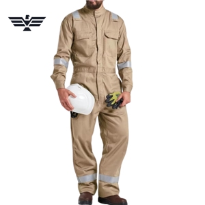 Overol de Trabajo Unisex Personalizado de Nailon FR Reflectante e Impermeable, Resistente a las Llamas, de Alta Visibilidad, Protección Industrial, OEM - Product Image 5