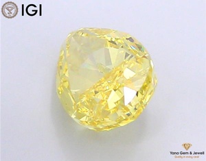 Chef-d'œuvre pour bague 5,00 CARAT Certifié IGI Couleur Jaune Vif Fantaisie Clarté VVS2 Coupe Poire Diamant de laboratoire cultivé en CVD - Product Image 6