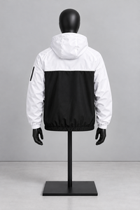 Veste Hardshell Unisexe d'Automne pour l'Extérieur, Imperméable, Coupe-Vent, Respirante, Col Montant, Fermeture Éclair, Teinte Unie, Logo Client Personnalisé - Product Image 5