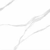 Baldosa de porcelana con aspecto de mármol blanco, pulida, vitrificada y esmaltada para suelos interiores de 600 x 600 mm para sala de estar - Product Image 5