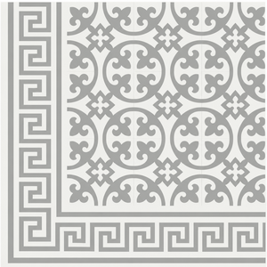 Azulejo Cerámico Encaustico Clásico para Interiores de Villas Modernas, Antideslizante, 16 mm de Grosor, CTS C103.10(4-9) - Product Image 3