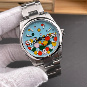 Mechanical Watches 36mm Automatic Sapphire Crystal Dial Luxury Sport Limited Edition 10 Bar Waterproof Stainless Steel Watch - Product Image 2