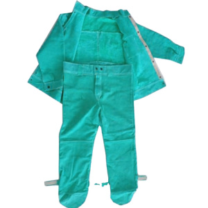 Cowhide Split Leather Level a Protection Fire Resistant Welder <b>Jacket</b> with 500C-1000C Heat Resistance for Restaurant <b>Workers</b> - Product Image 5