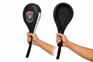 Wholesale <b>Black</b> Leather MMA Training Boxing Target Hand <b>Wraps</b> Breathable Eco-Friendly Modern High Quality Durable Kickboxing Pad - Product Image 3