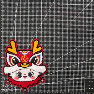 Wholesale Embroidery Patch Custom Detailed Fabric Applique Badge Heat <b>Press</b> for Caps Jackets Shirts Bags Clothing Iron On Sew - Product Image 4