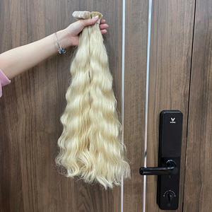 PRODUIT PHARE : Extensions de cheveux vietnamiennes doublement étirées, à pointe en I, lisses ou ondulées, à la kératine, sans nœuds, qualité supérieure - Product Image 3