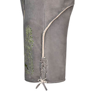 Nuevos Pantalones Cortos de Lona y Cuero Alemanes para Hombre, Estilo Urbano Informal Bávaro Personalizado - Product Image 3