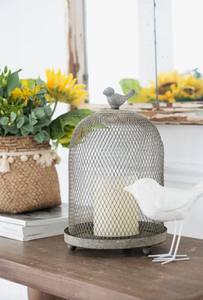 Moderno Portavelas Cuadrado de Hierro con Paneles de Vidrio, Hecho a Mano, Diseño Artístico, Impresión en 1 Color, para Halloween, Pascua, Hogar, Empire Exports - Product Image 4