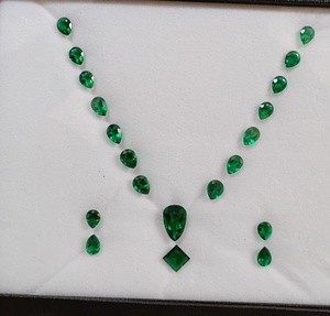 Piedra preciosa suelta de esmeralda verde, certificada por IGI, creada en laboratorio, forma ovalada, tratada térmicamente, para anillos, pendientes y fabricación de joyería. - Product Image 3