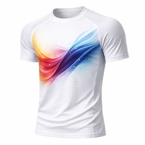 Premium White Sublimation Sports T Shirt <b>Athletic</b> Fit Performance Wear Breathable Fabric 2026 new arrival custom T shirt - Product Image 3